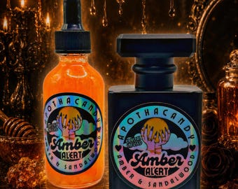 Amber Alert | Perfume Mist & Perfume Oil | Full Moon–Infused | Unisex