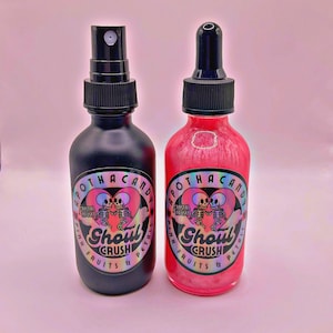 Ghoul Crush Scented Body Mist & Body Oil | Full Moon Infused | Crystal Infused | Pillow Mist | Hair Mist | Bath Drops | Massage Oil | Witch