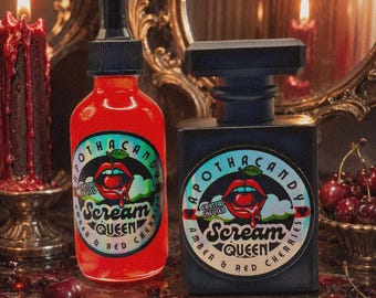 Scream Queen Perfume Mist & Body Oil | Full Moon–Infused | Unisex