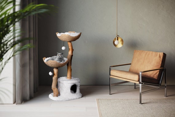 cat tree that looks like furniture