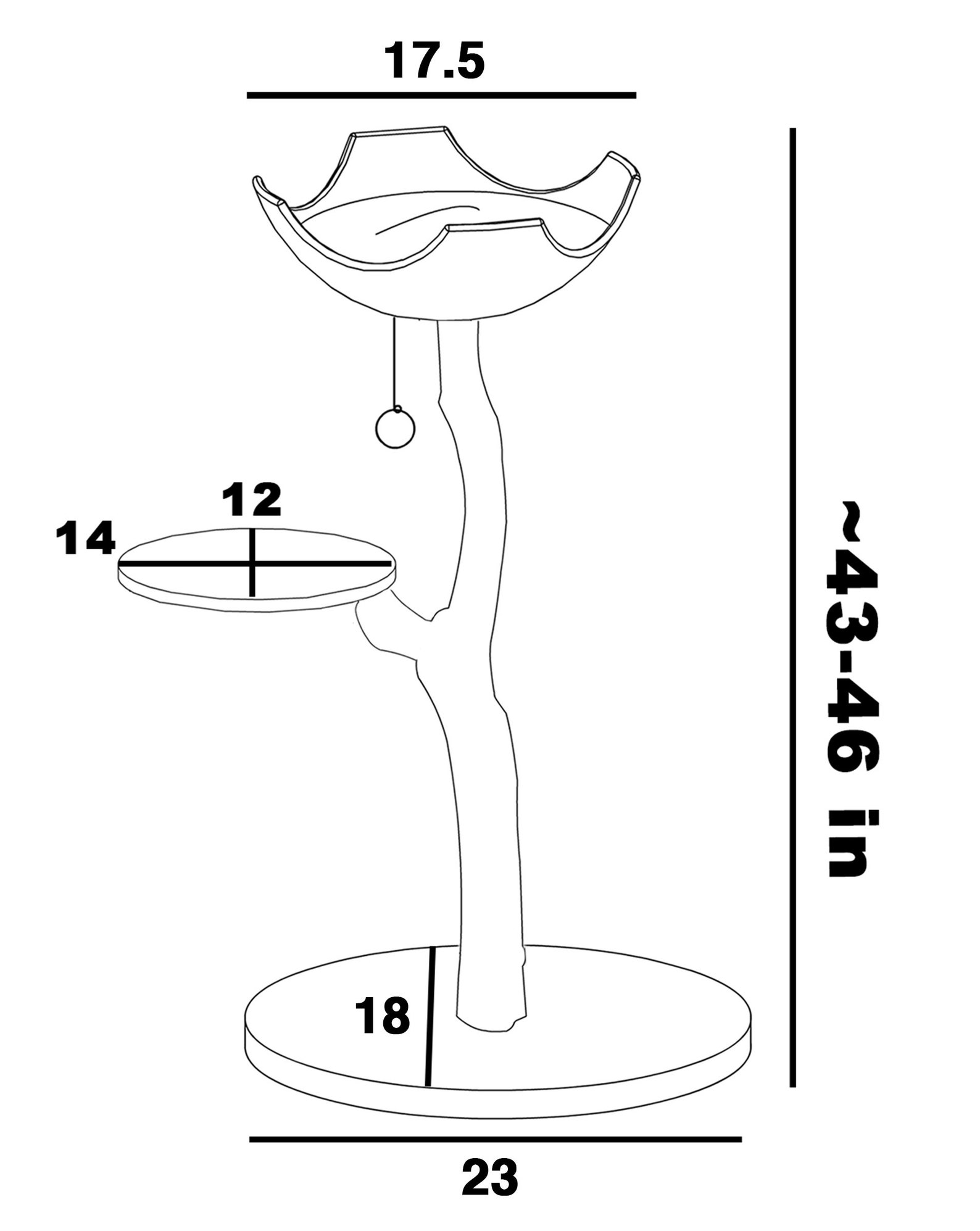Wooden Cat Tree Unique Cat Trees Modern Cat Tree Cat Etsy UK
