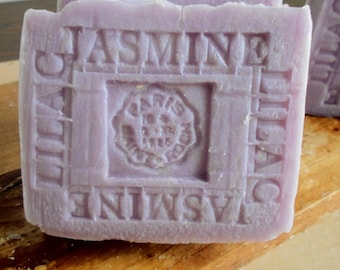 French Natural  Royal  Jasmine and Lilac Soap with Organic Shea Butter