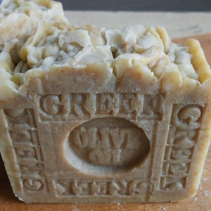 Organic Extra Virgin Greek Olive Oil Natural Handcrafted (Face and Body) Bar Soap