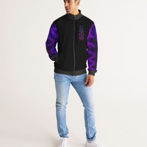 Men's Stripe-Sleeve Track Jacket shops Origins Of Orion