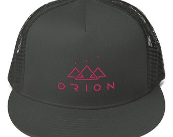 Orion Logo Flamingo Mesh Back Snapback