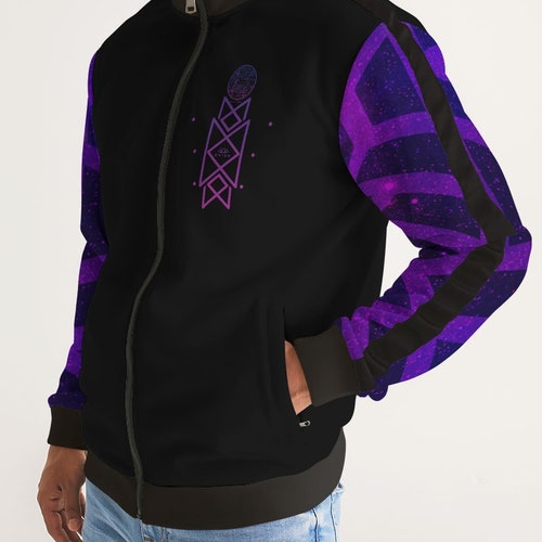 Men's Stripe-Sleeve Track Jacket shops Origins Of Orion
