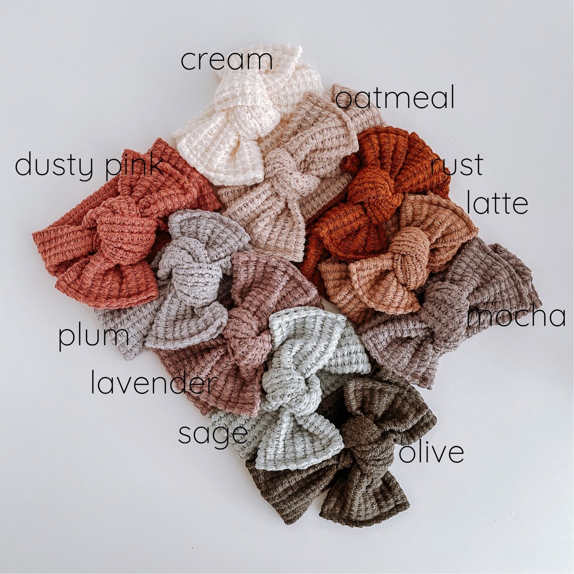 CHUNKY WAFFLE HEADBANDS Newborn and Baby Headband Soft and Etsy