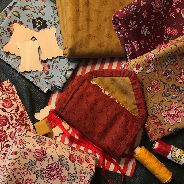 Historical Housewife Hussif Sewing Kit Huswife Huswif Sewing Case 18th Century Regency Civil War