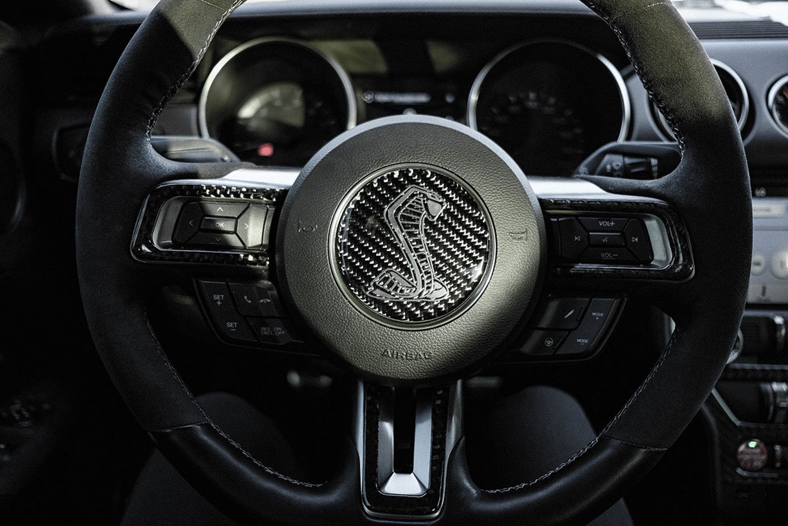 Ford Mustang Shelby GT350 Carbon Fiber Steering Wheel Covers Etsy