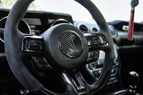 Ford Mustang Shelby GT350 Carbon Fiber Steering Wheel Covers Etsy