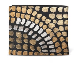 Cartera de cuero fina para hombre, regalo de cumpleaños para él