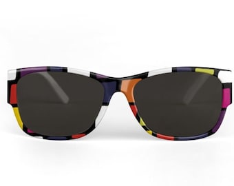 Gafas de sol coloridas, gafas de sol únicas para hombres y mujeres