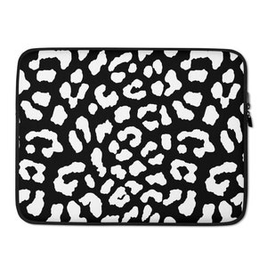Leopard Print Laptop Sleeve, Stylish Animal Print Case - Protective MacBook Cover - Trendy Laptop Pouch, 13 inch or 15 inch Laptop Bag #3