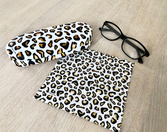 leopard eyeglass case