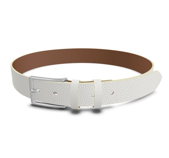 Offwhite Belt, Handmade Leather Belt for Men Adn Women - Etsy display picture 1