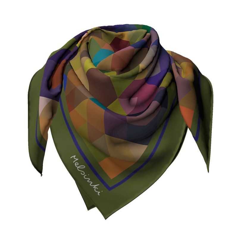 Friends Mountain Scarf in Olive main image 0