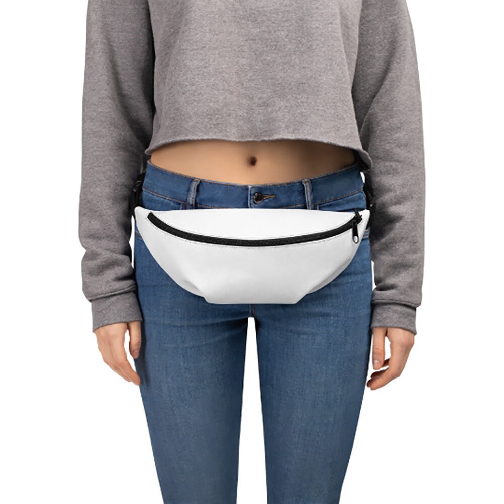 White Fanny Pack, Minimalist Waist Bag, Bum Bag, Belt Bag, Crossbody ...