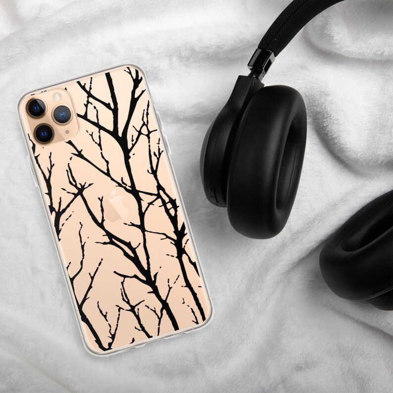 Clear iPhone Case, Tree Branch Phone Case, Christmas Gift for Girlfriend image 8