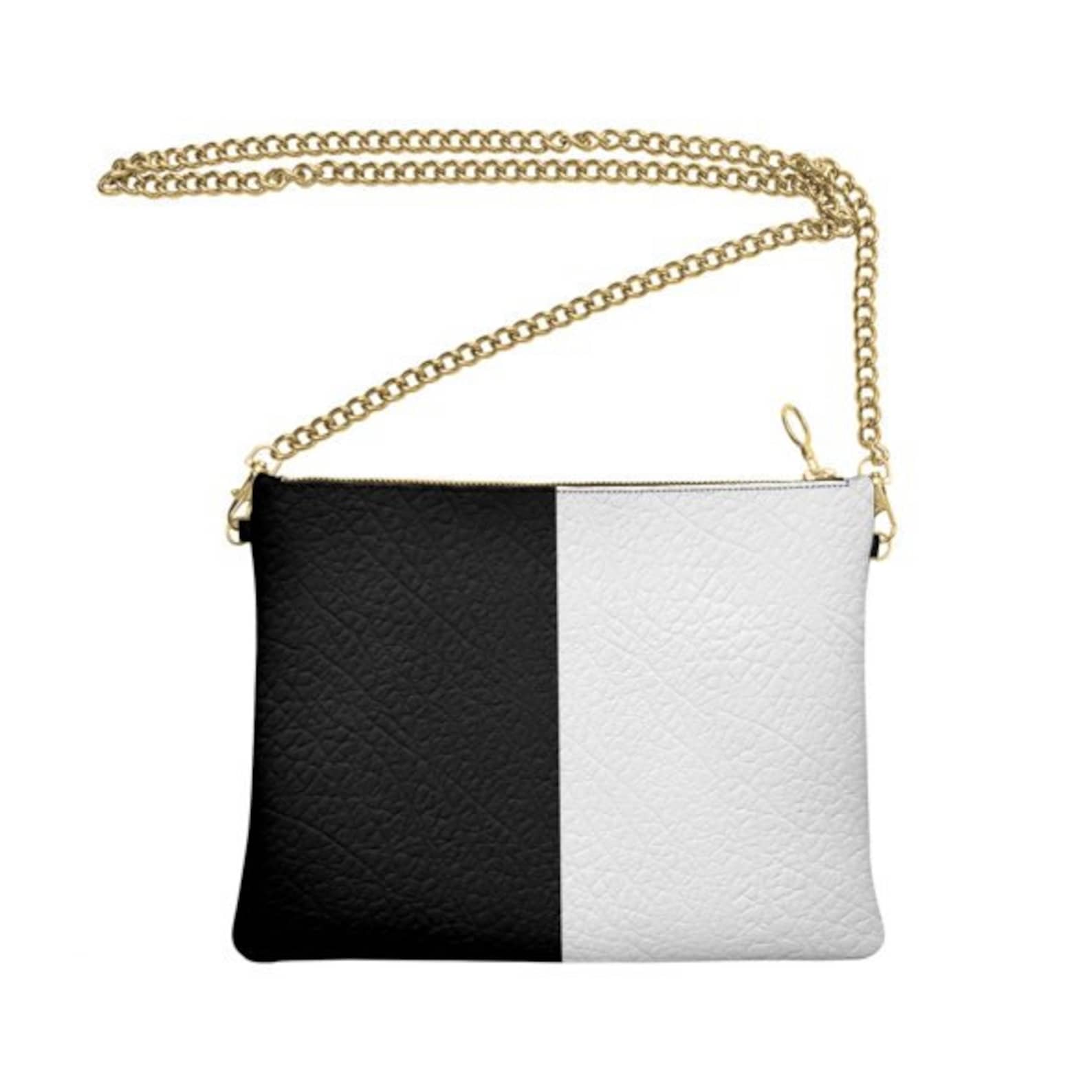 Okotoks Black and White Crossbody Bag