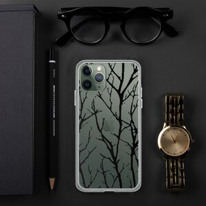 Clear iPhone Case, Tree Branch Phone Case, Christmas Gift for Girlfriend image 6