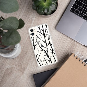 Clear iPhone Case, Tree Branch Phone Case, Christmas Gift for Girlfriend image 5