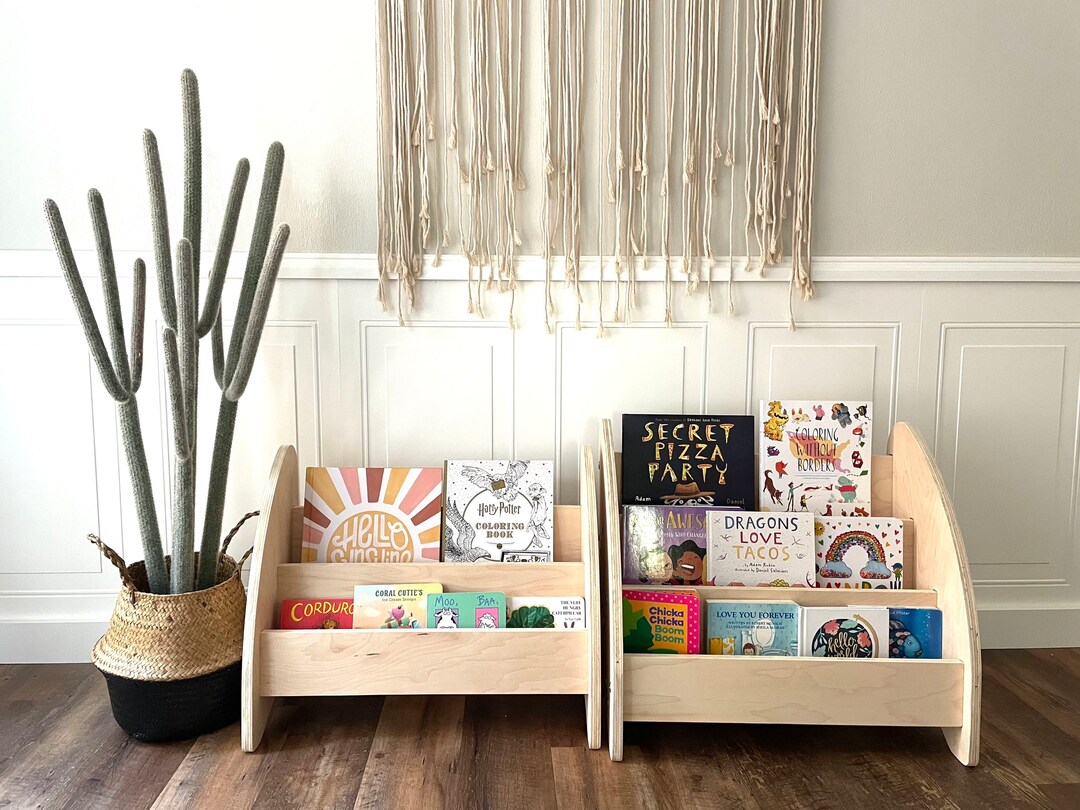 Montessori Bookcase for Toddler Toddler Bookshelf FREE Etsy
