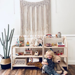 Montessori Shelf for Toddler, Toddler Bookshelf, FREE SHIPPING