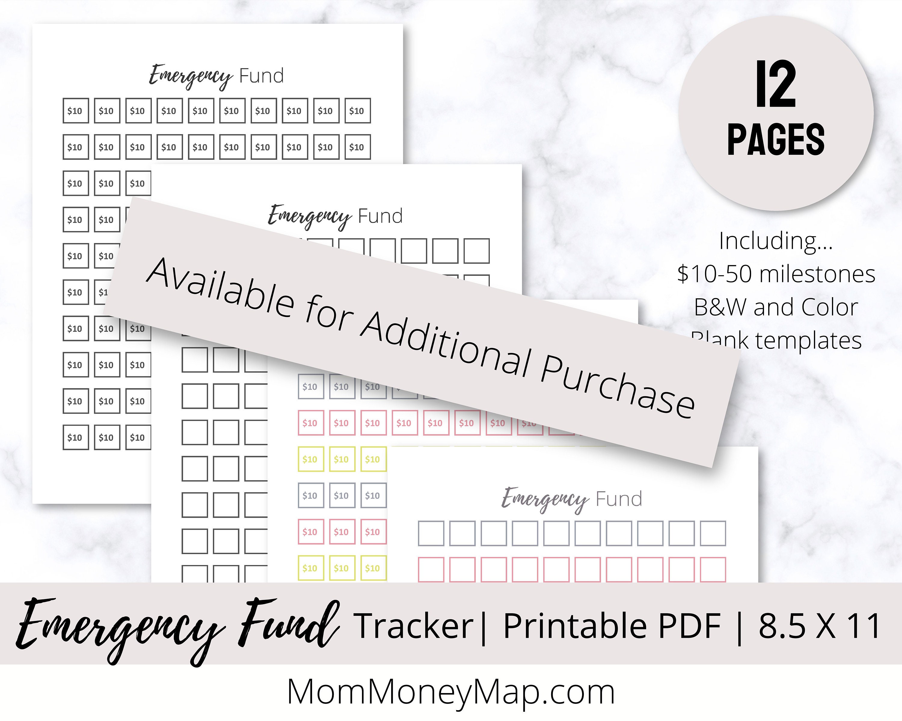 Dave Ramsey Baby Steps Tracker, Steps 1-7 Planner Printable PDF Digital ...