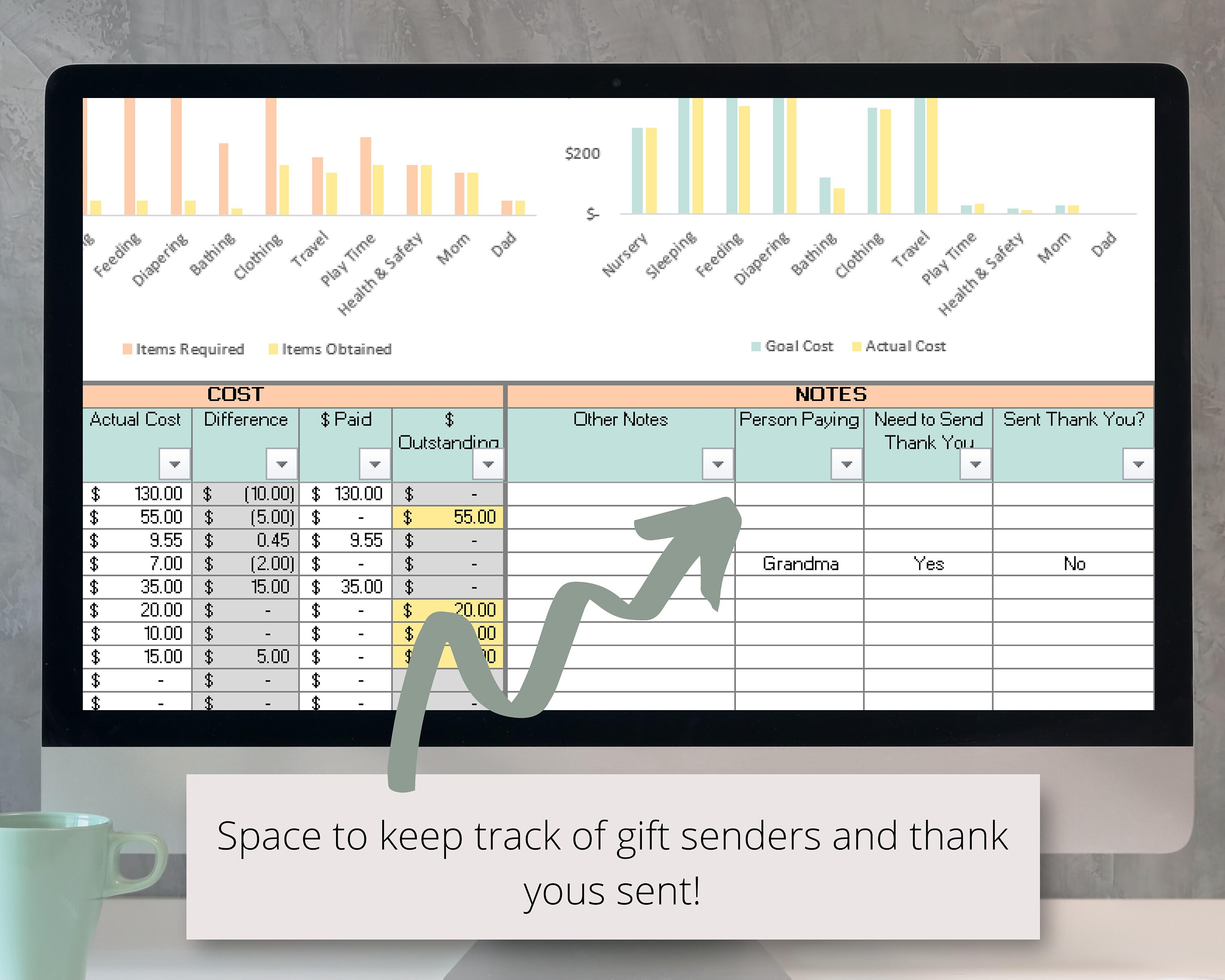 Baby Gift Registry List Newborn Checklist Baby Planner Etsy UK