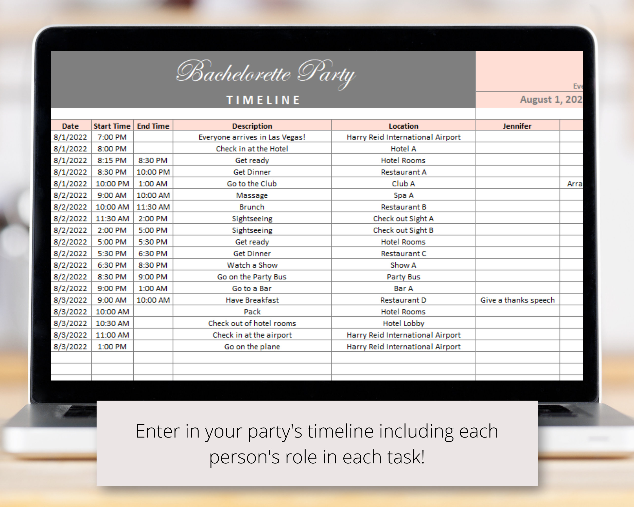 Bachelorette Party Planning Excel Spreadsheet Template Etsy Australia Bachelorette Party Planning Excel Spreadsheet Template Etsy Australia