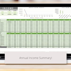 Budget Spreadsheet, Excel Budget Worksheet, Budget Planner Excel, Monthly Budget Download, Expense Tracker, Savings Tracker image 5