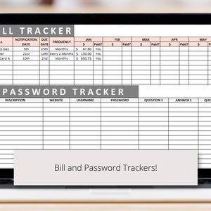 Paycheck to Paycheck Budget Budget by Paycheck Excel Digital Spreadsheet Paycheck Budget Planner image 8