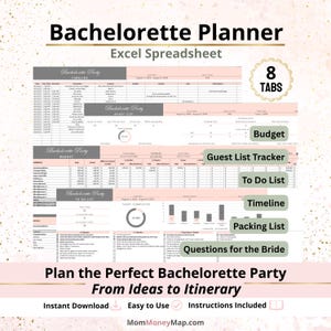 bachelorett planner