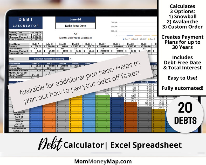 Paycheck to Paycheck Budget Budget by Paycheck Excel Digital Spreadsheet Paycheck Budget Planner image 10