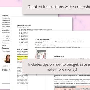 Paycheck to Paycheck Budget Budget by Paycheck Excel Digital Spreadsheet Paycheck Budget Planner image 9