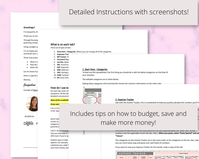 Paycheck to Paycheck Budget Budget by Paycheck Excel Digital Spreadsheet Paycheck Budget Planner image 9