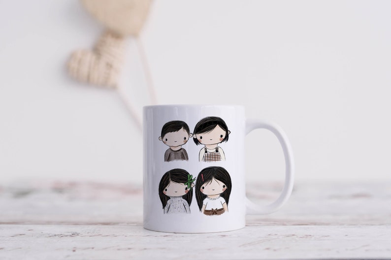 Personalisierte bebilderte Tasse, Geschenk für Familie, Geschenk für Freundin, neues Zuhause Geschenk, neues Job Geschenk, personalisierte Tassen, niedliche Tasse Bild 3