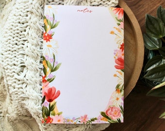 Summer Wildflowers Notepad / Orders This Week Notepad / Bakery Notepad / Weekly Orders Notepad / To Do List Notepad