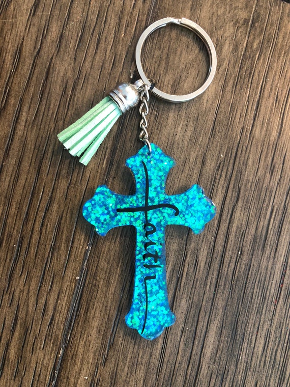 Faith Key Chain Key Chain Faith Religion Keychain Gift Etsy
