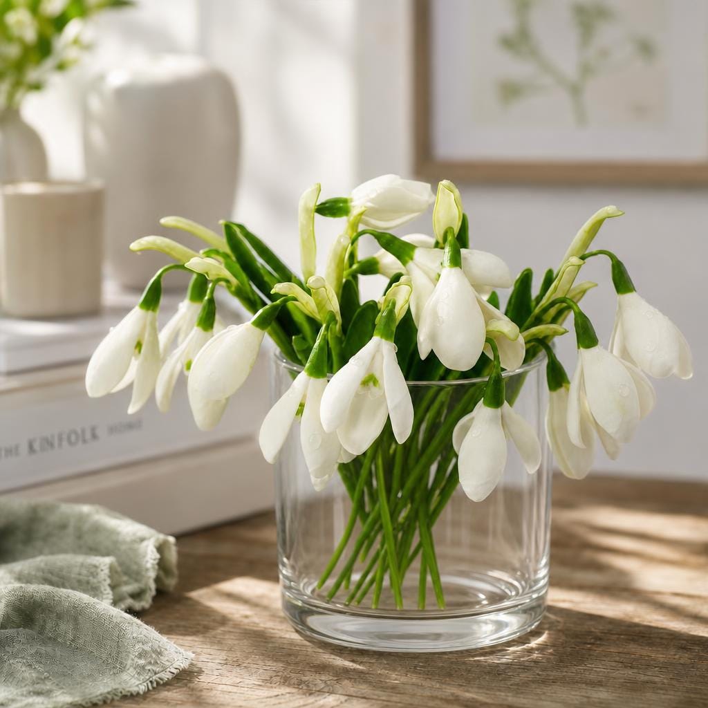 Schneeglöckchen blumendekor
