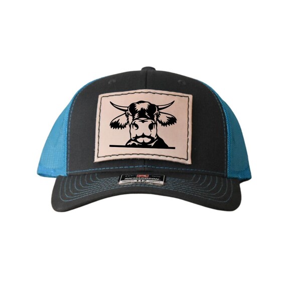 Horny Cow Hat Cow Hat Patches Cow Trucker Hat Custom Hat Patches