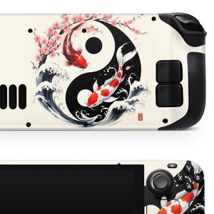 Yin and Yang coy fish 3M Vinyl Skin/Wrap for Steam Deck / Oled