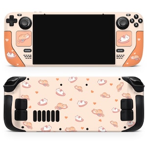 Cozy Cat napping – Elegantly Personalize Your Console | Premium 3M Vinyl Skin/Wrap for Steam Deck/OLED