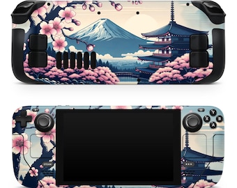 Japanese landscapes cherry blossom 3M Vinyl Skin/Wrap for Steam Deck / Oled