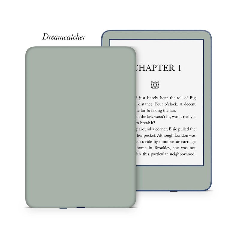 Coffee latte inspired 3M premium vinyl skins wraps for Amazon Kindle Dream Catcher