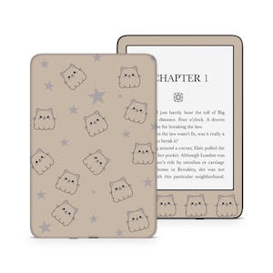 Kindle Vinyl Skin/Wrap ｜Starry Paws