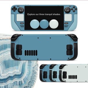 Design inspired by nature -Agate Elegance Collection |  3M Vinyl Skin/Wrap for Steam Deck / OLED