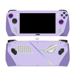 Vinyl Skin/Wrap for ASUS ROG ALLY Elegant purple wave