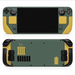 Industrial Glow with 2 Serene Variants to Elegantly Personalize Your Console | Premium 3M Vinyl Skin/Wrap for Steam Deck/OLED