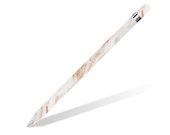 Funda/funda de vinilo 3M con estampado de mármol dorado rosa para Apple Pencil 1.º, 2.º y Pro
